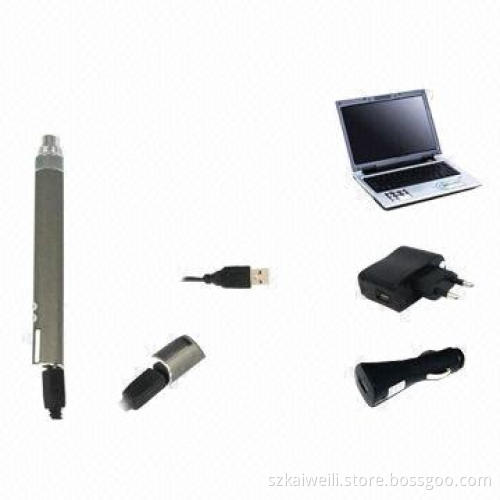 Electronic Cigarette Rechargeable Battery with USB Passthrough